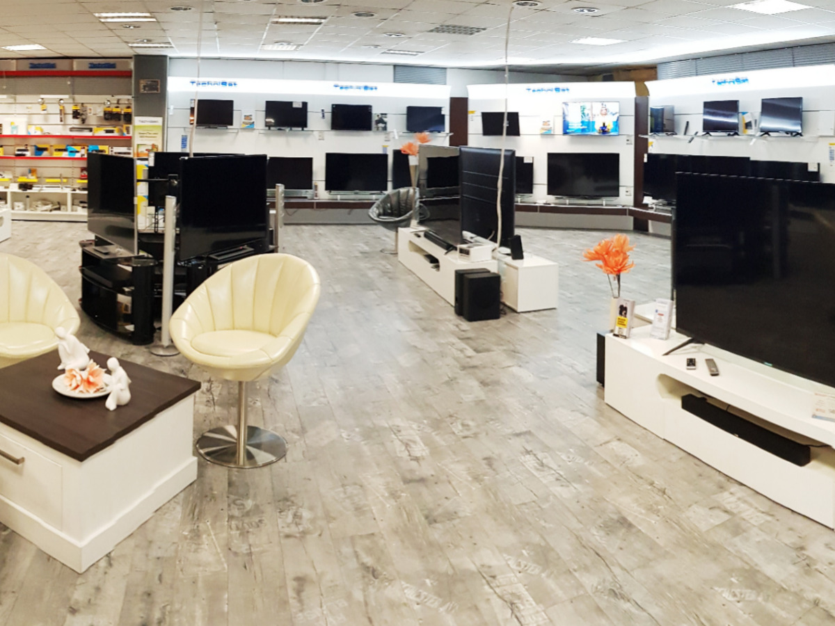 Teilansicht Fernseh-Abteilung